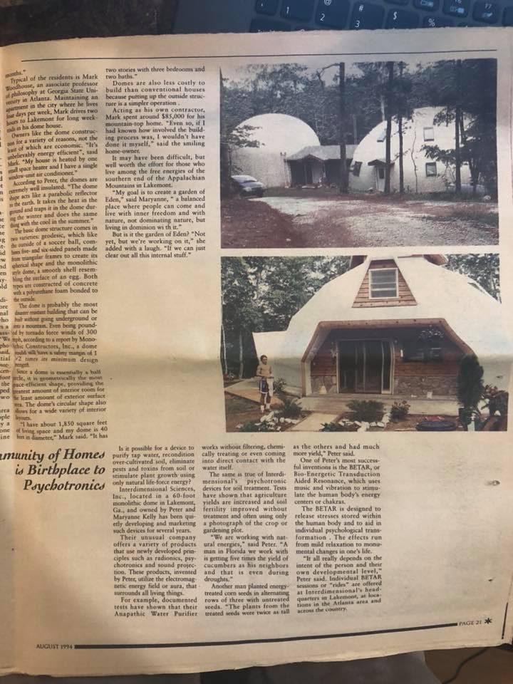 History of our Dome Community- The Other Georgia